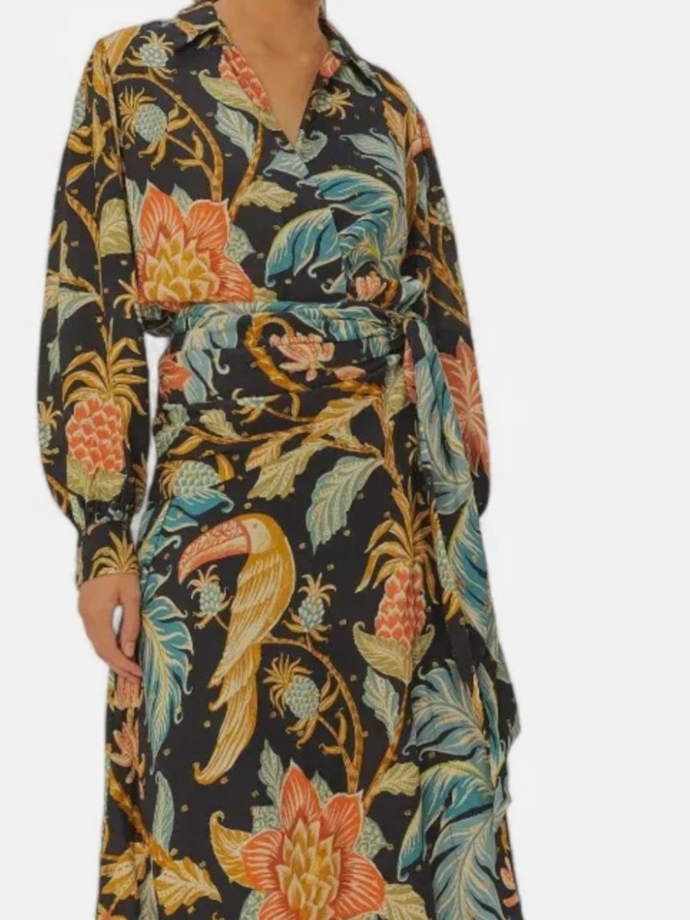 NWT Farm Rio Amalfi wrap dress - Picture 6 of 9